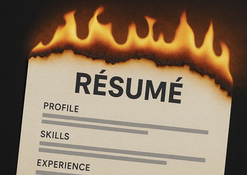 🔥 Burn the Résumé: From Paper Trail to Proof of Value